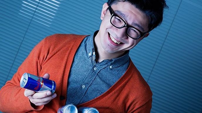 ブラック企業で働く男性