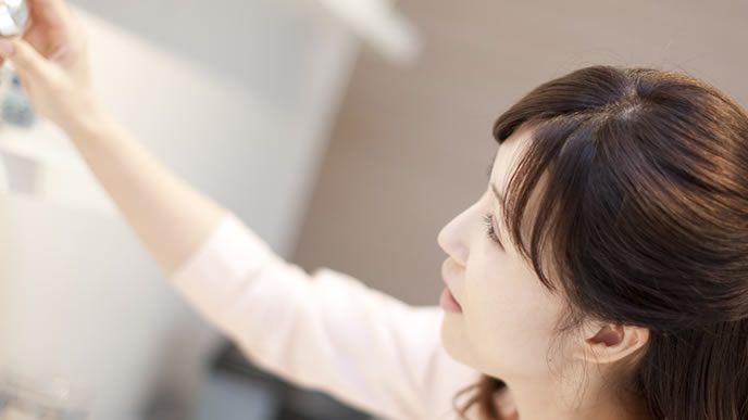 内職を始めた主婦