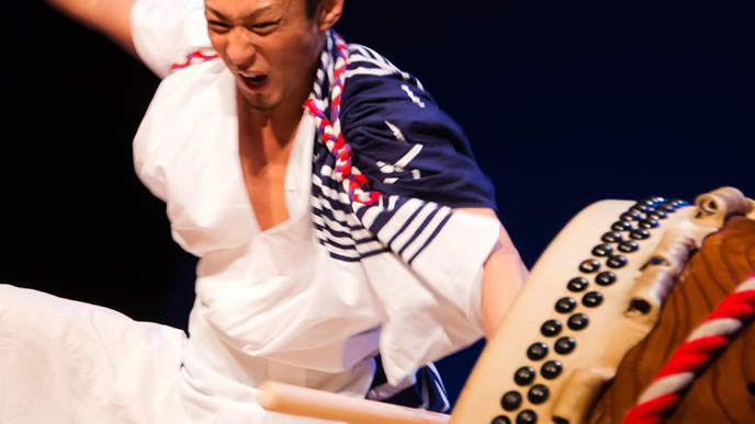 太鼓を趣味にしている男性会社員