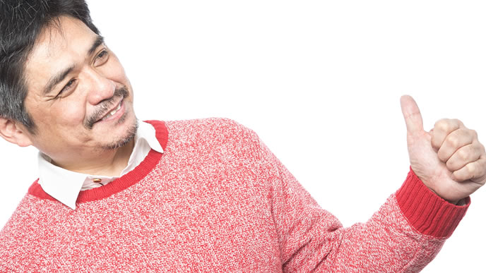 自信満々な会社社長