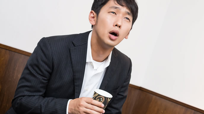思っていたのと違いがっかりする男性