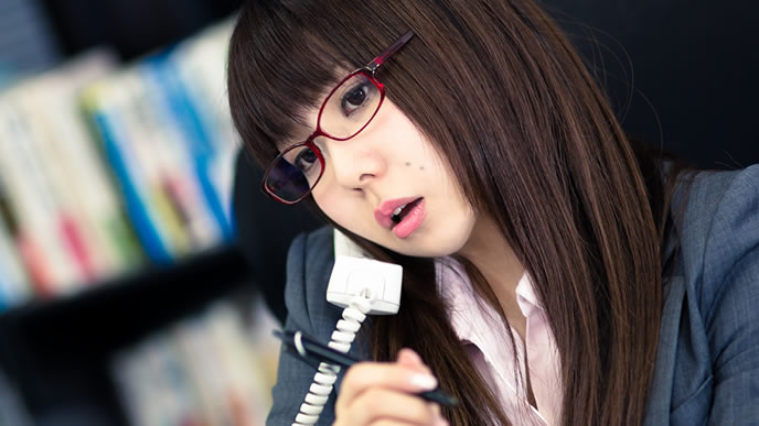 仕事熱心なやり手社員