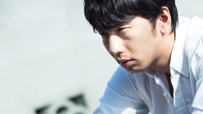 責任感のない青年