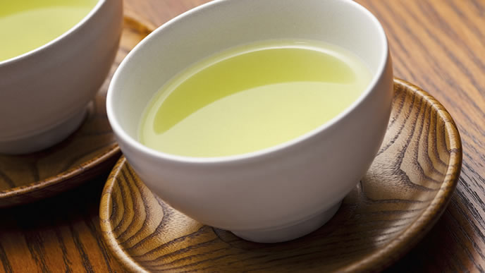 2杯目に出されるお茶