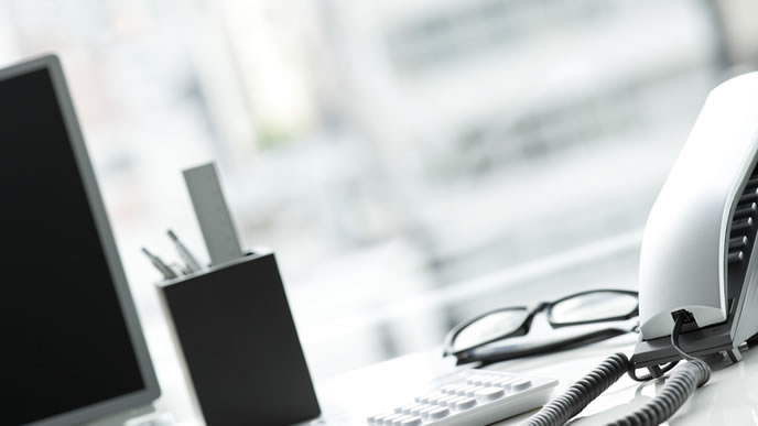 開けたスペースにある席