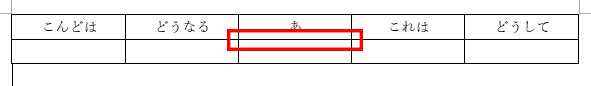 罫線を削除したい表