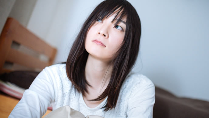 挫折経験をプラスに考える女性