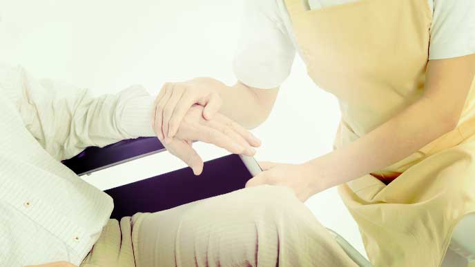 介護事業に携わっている女性