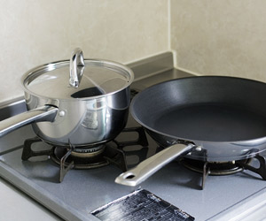 フライパンと鍋の2点セット