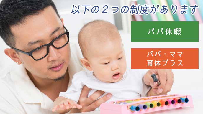 赤ちゃんの育児をする父親