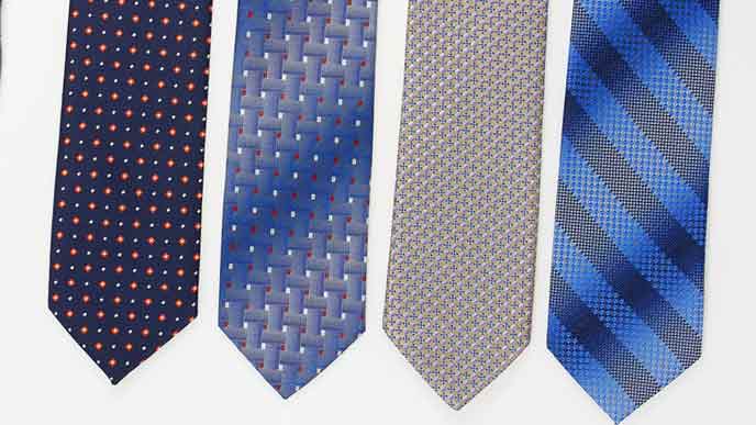 ネクタイの柄見本