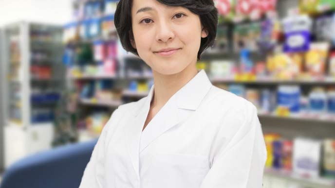 ドラッグストアで働く薬剤師