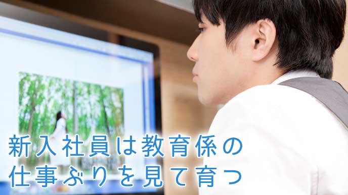 パソコンに向かい仕事をしている会社員