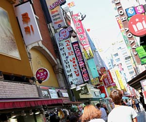 韓国の街