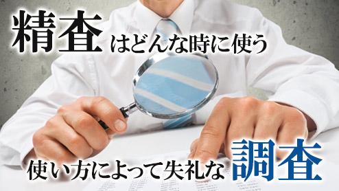 精査の意味は調査とどう違う？正しい使い分け方と参考例文