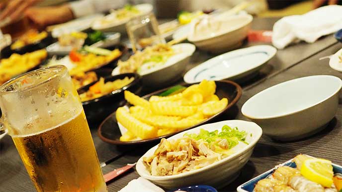 居酒屋での飲み会