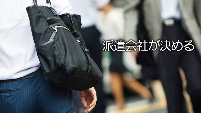 出勤するビジネスマン