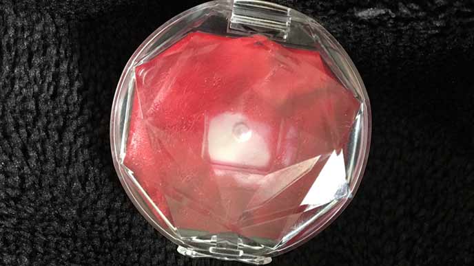 キャンメイククリームチークCL01クリアレッドハート