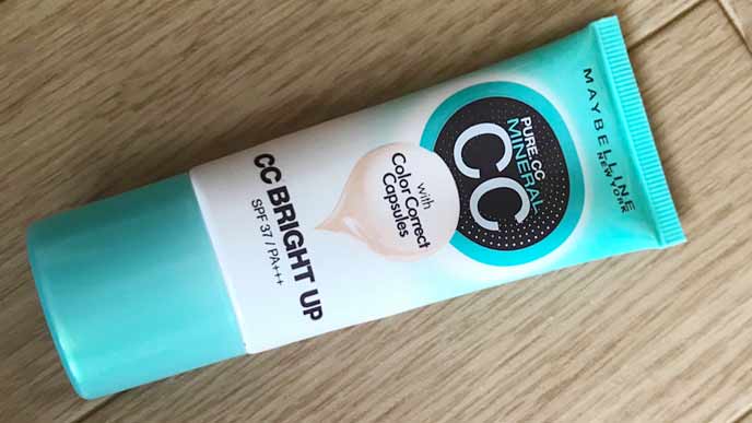 メイベリン ピュアミネラル CCブライトアップ 01ブライトオークル