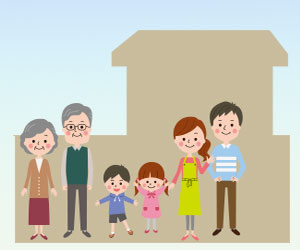 3世代家族と家