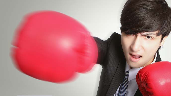 プレッシャーを跳ね返すサラリーマン