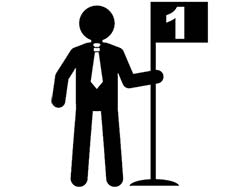 No.1な人のピクトグラム