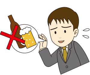 下戸の男性社員