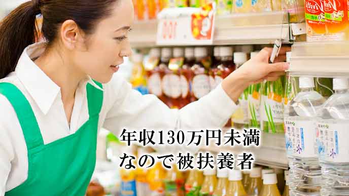 パートで働く女性