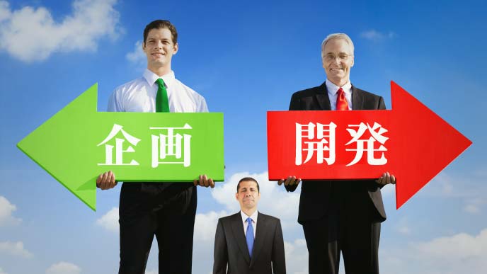 企画と開発が全然かみ合わず泣きたい気分の社長