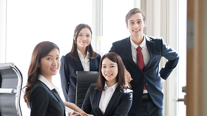 インターンシップのグループ