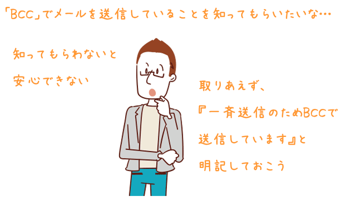 疑問をする男性社員のイラスト