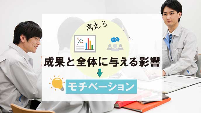チームで働く社員のモチベーション